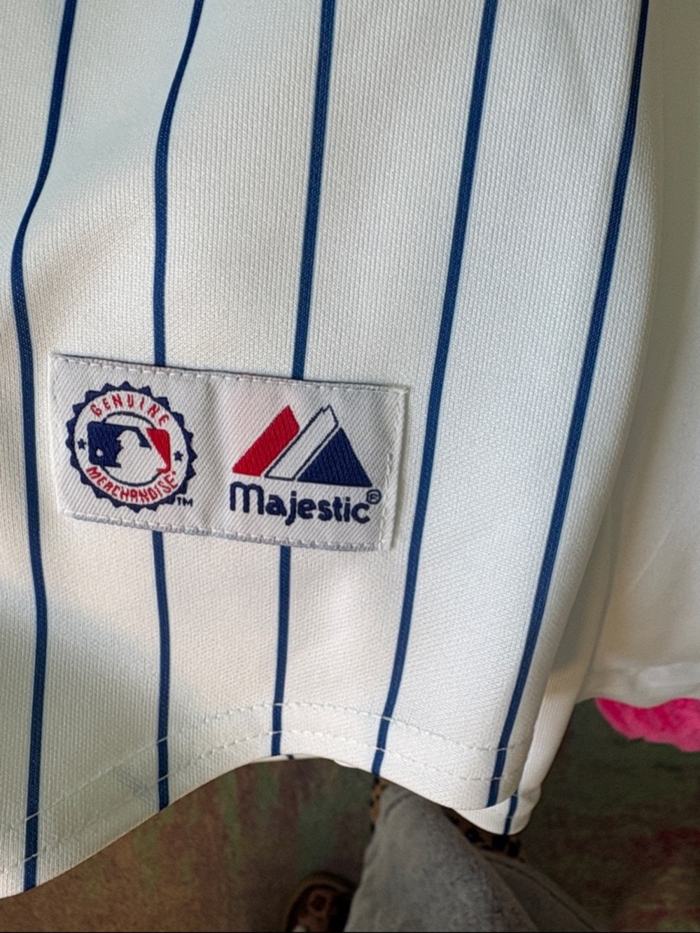 Youth, New York Mets,Majestic Home Replica Jersey - Picture 5 of 5